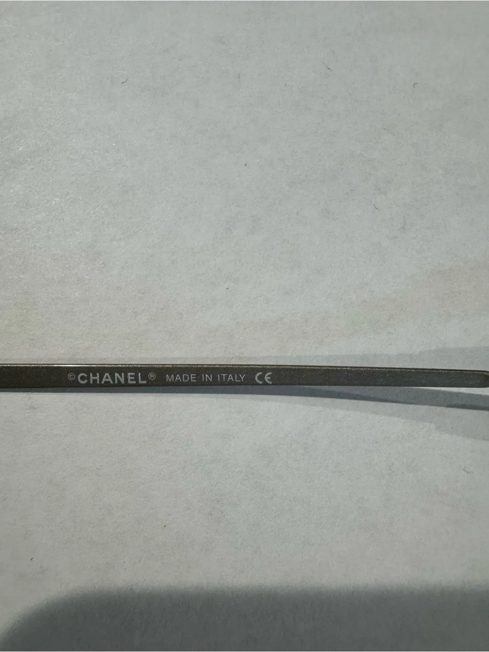 Vintage CHANEL 4002 Rimless Sunglasses with Blue Lenses